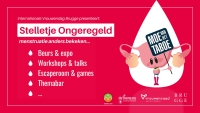 Stelletje Ongeregeld - menstruatie anders bekeken (Internationale vrouwendag Brugge) inspirerende tweedaagse